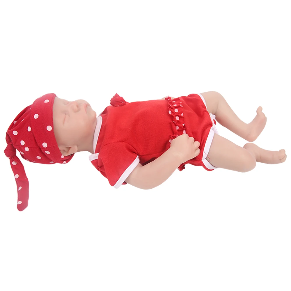 IVITA WG1548 43cm 2.18kg 100% Full Body Silicone Reborn Baby Doll Realistic Toys with Clothes for Children Christmas Gift - купить по
