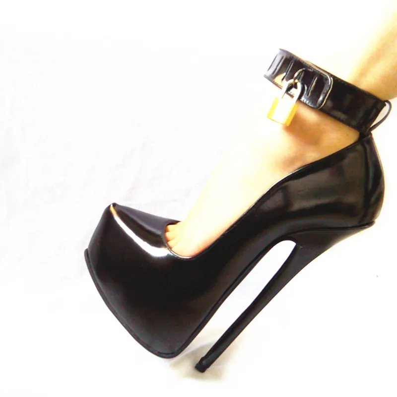 

7.87in Heel Height Sexy Genuine Leather Pointed Toe Stiletto Heel Platform Pumps High Heels US size 5-13 No.y2008