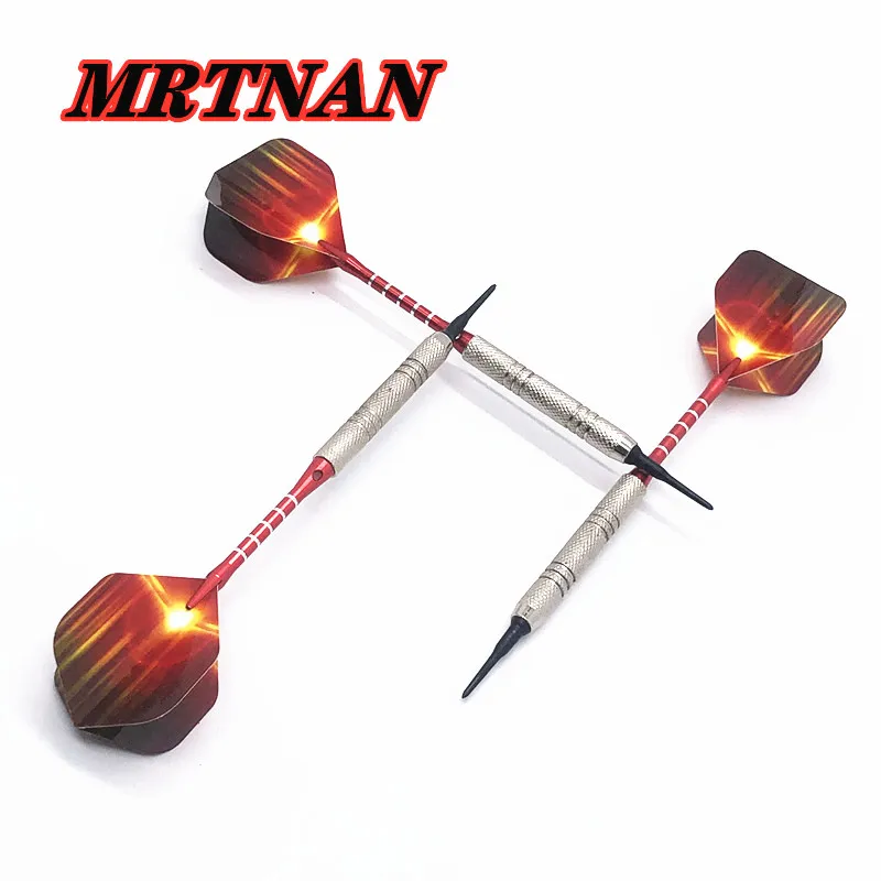 

Hot sale 3 pieces/set of electronic darts nylon soft darts set party darts game supplies professional electronic darts set