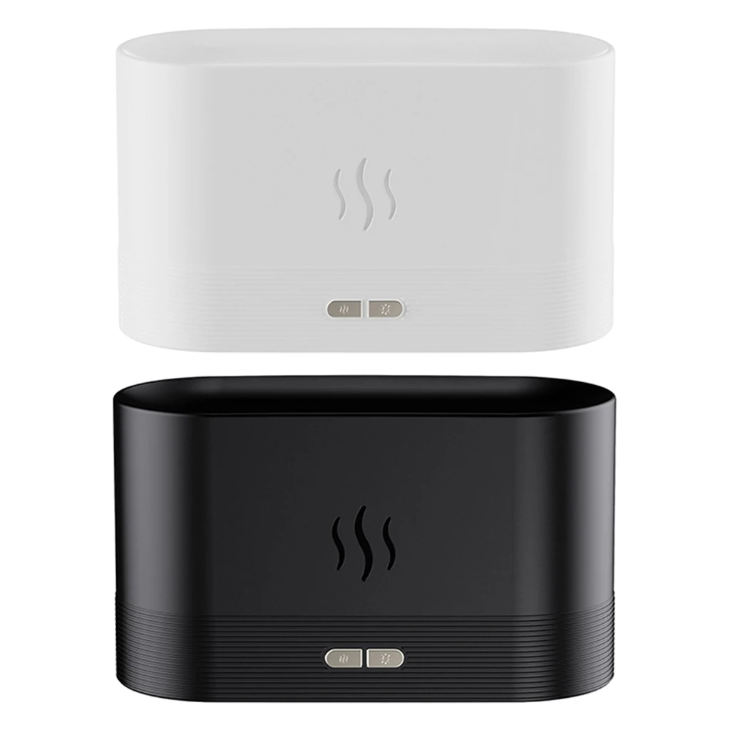 

Air Humidifier Auto Shut Off Flame Shape Aromatherapy Diffuser Quiet with LED Lights Whisper for Bedroom Car SPA Relax Baby Room