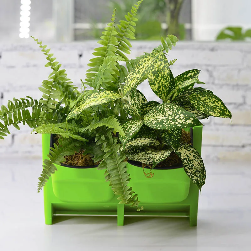 1 шт. настенный висящий вертикально цветочный горшок украшение для домашнего