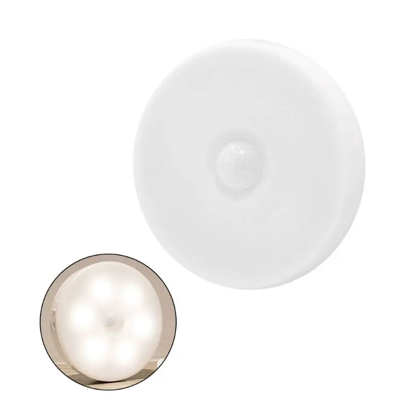 

LED Night Light USB Rechargeable Motion Sensor Lamp for Baby Room Bedroom Staircase Basement Kitchen Bathroom Cabinet