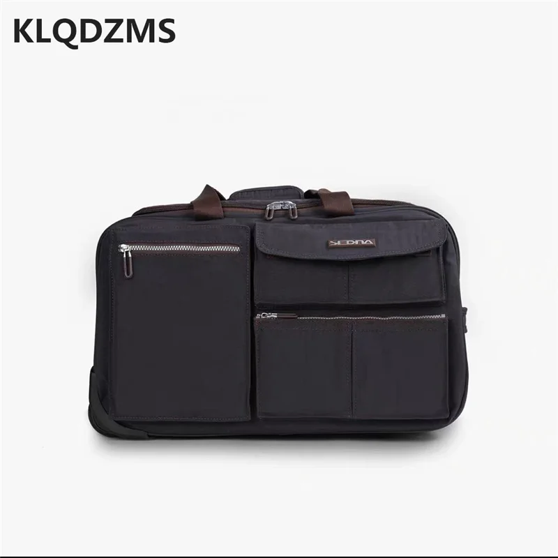 KLQDZMS Fashion Trolley Luggage Bag 20 Inch Unique Handbag Creative Sports Suitcase Personalized  Rolling Luggage Hot Sell