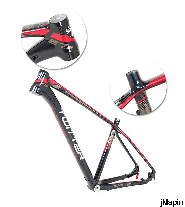 Черный Hawk Pro MTB горный велосипед рама из алюминиевого сплава XC внедорожная УФ наклейка 27,5/29 дюймов велосипедная Рама