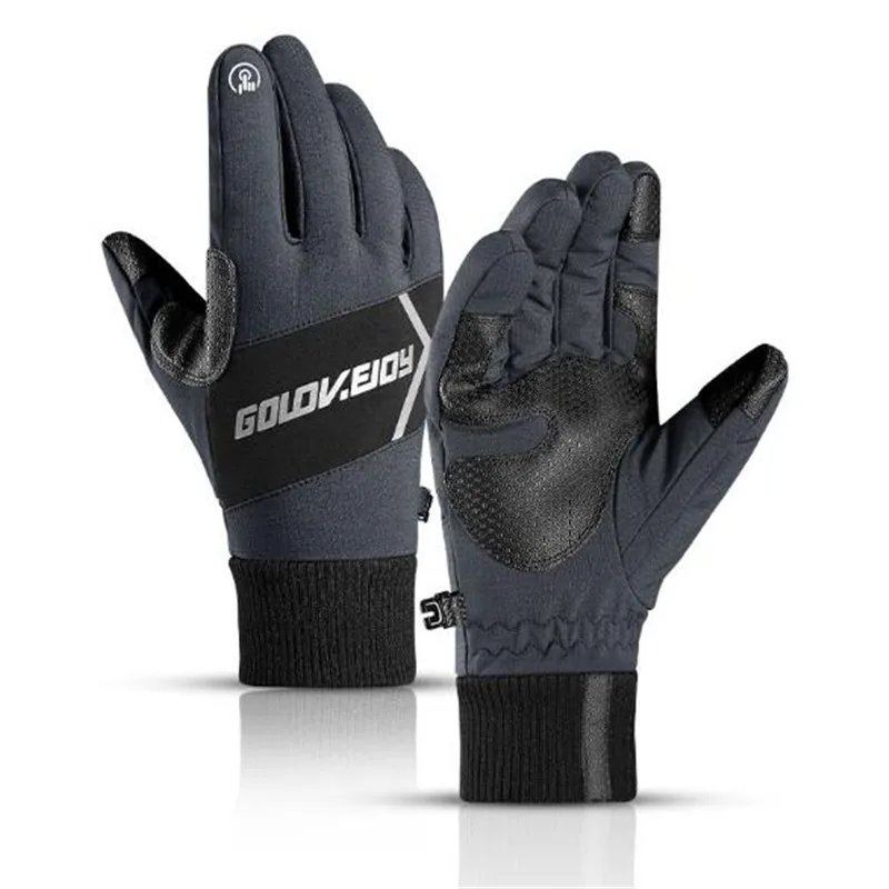 

Спортивные лыжные перчатки GOLOVEJOY DB25 унисекс, теплые флисовые водонепроницаемые, для велоспорта, походов, сенсорных экранов