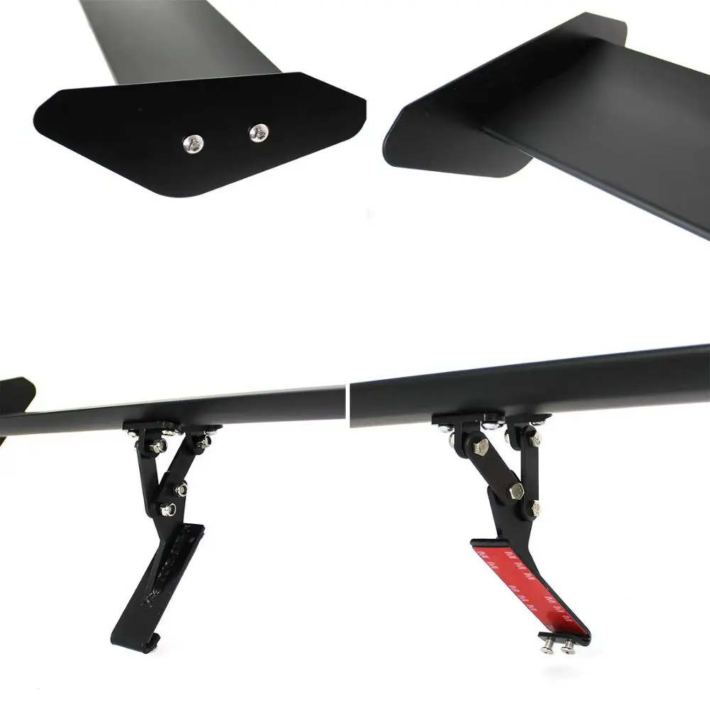 

R-EP Car Spoiler Universal Rear Wing for Hatchback Auto GT Rear Trunk Wing Aluminum Racing Sport Spoilers for Honda Fit Golf