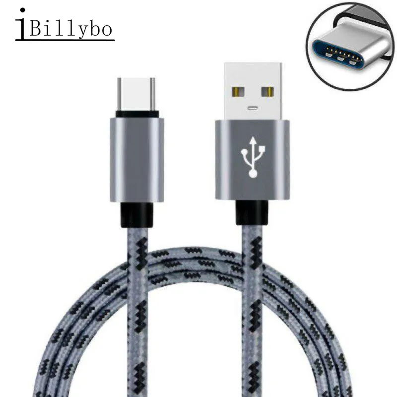 USB кабель Type C нейлоновый шнур для быстрой зарядки 2 а LG V40 V30 V20 V10 G7 G6 G5 Q8 Google Pixel 3 XL BQ