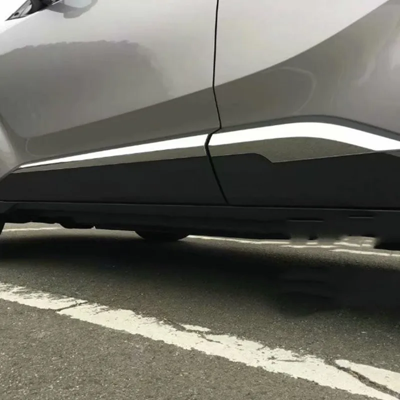 

Auto side door moulding trim for toyota C-HR 2017,ABS chrome