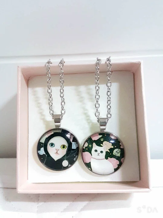 Стильная футболка с изображением персонажей видеоигр цепочка котом в Корейском