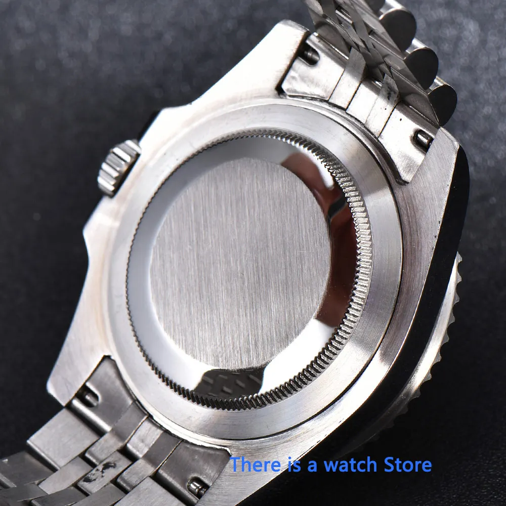 

Bliger 40mm Automatic Mechanical Watch Men Business Sapphire Crystal GMT Watch Luminous Waterproof Calendar Wristwatch
