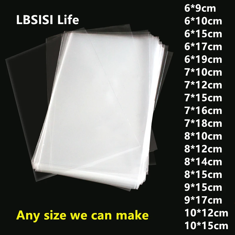 

Прозрачные пакеты LBSISI Life для подарков 200 шт