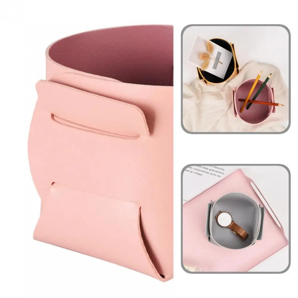 

Easy to Care Great Phone Key Coin Desktop Storage Plate Creative Key Storage Plate Tidy Keeping for Living Room