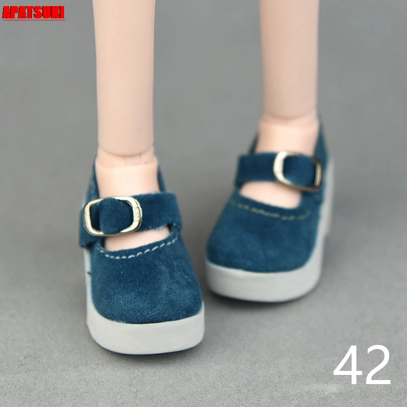 

6*2.5cm Lake Blue Fashion Shoes For 1/4 BJD Doll Shoes For 1:4 XinYi Doll High-heel Shoes For Saron Dolls Accessories