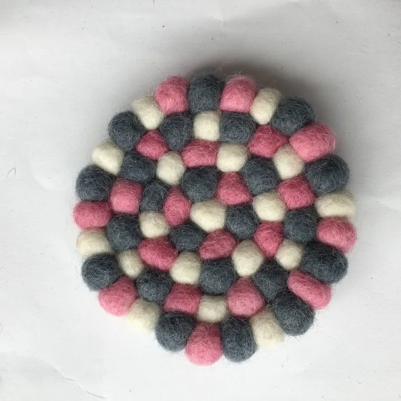 Подставка из войлока ручной работы круглые и квадратные подставки подставка под