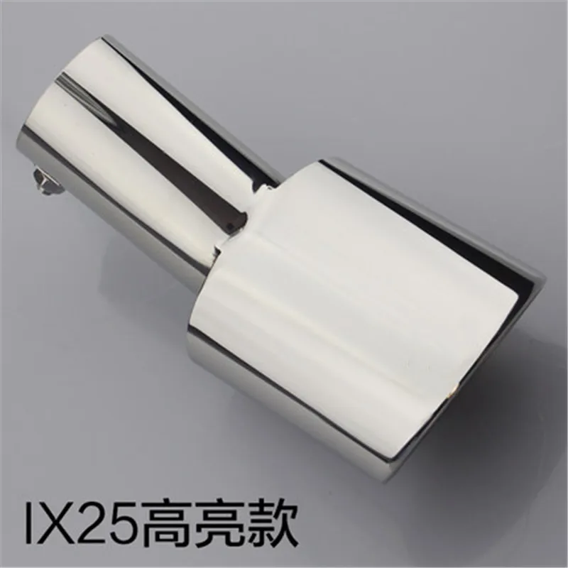 Car styling stainless steel Grilled blue exhaust pipe tail rear muffler tip pipes 1pcs for Hyundai IX25 Accessories | Автомобили и