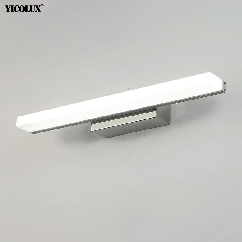 

led mirror light stainless steel AC85-265V Modern Wall lamp bathroom lights 40cm 60cm 80cm 100cm 120cm wall sconces apliques
