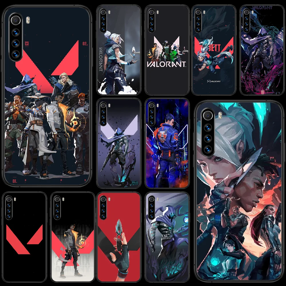 Чехол Valorants JETT для XIAOMI Redmi Note 9, 8, 7, 6 S, A, 10, A, T S PRO, K40