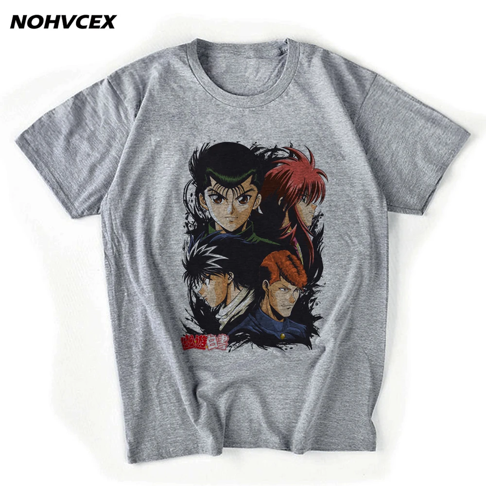

Yu Hakusho Аниме Манга персонаж мультфильм футболка Размер модная футболка