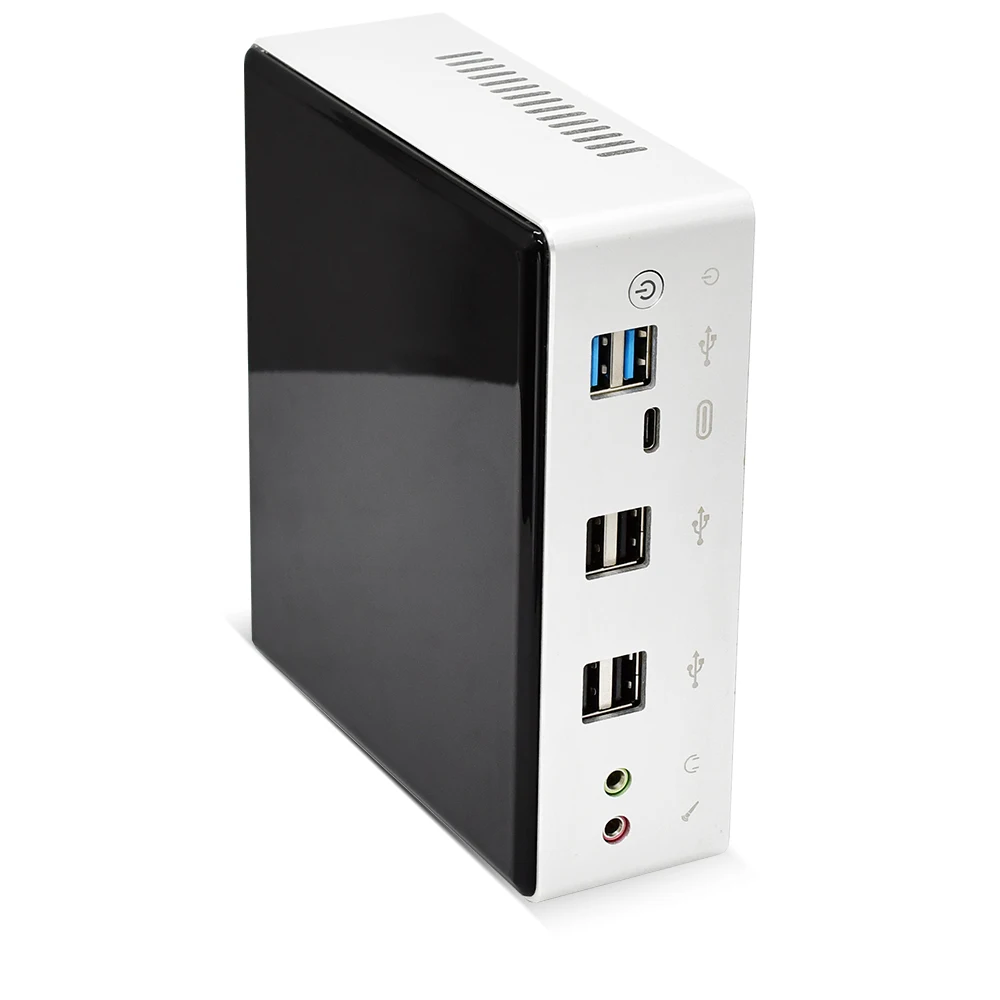 Intel i7 10510U i5 10310U Quad Core Mini PC 2 * DDR4 Lan M.2 NVMe V310 NUC Win 10 WiFi HDMI тонкий компьютер UHD Graphics 4K TV