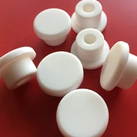 1pcs white food grade silicone rubber plugs blanking end caps seal stopper 15mm to 37 6mm t type round hole plug