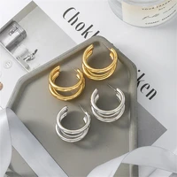 women earrings c type alloy earrings banquet couple wedding earrings give girlfriend birthday gift fashion simple jewelry