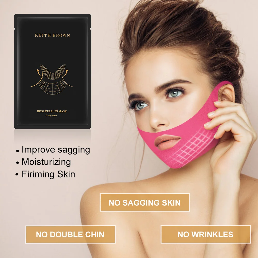 4D двойной V формы подтяжки лица для похудения тонкая линия подбородка