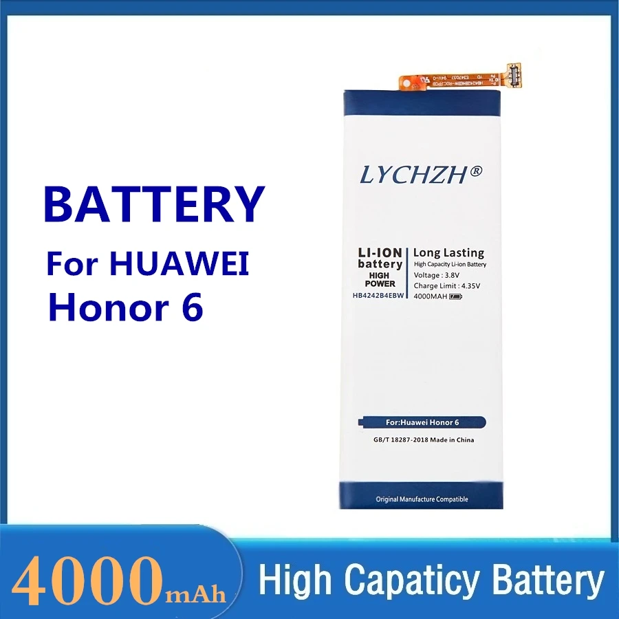 Новый оригинальный для Huawei HB4242B4EBW литий-ионный аккумулятор телефона honor 6 H60-L01 H60-L02