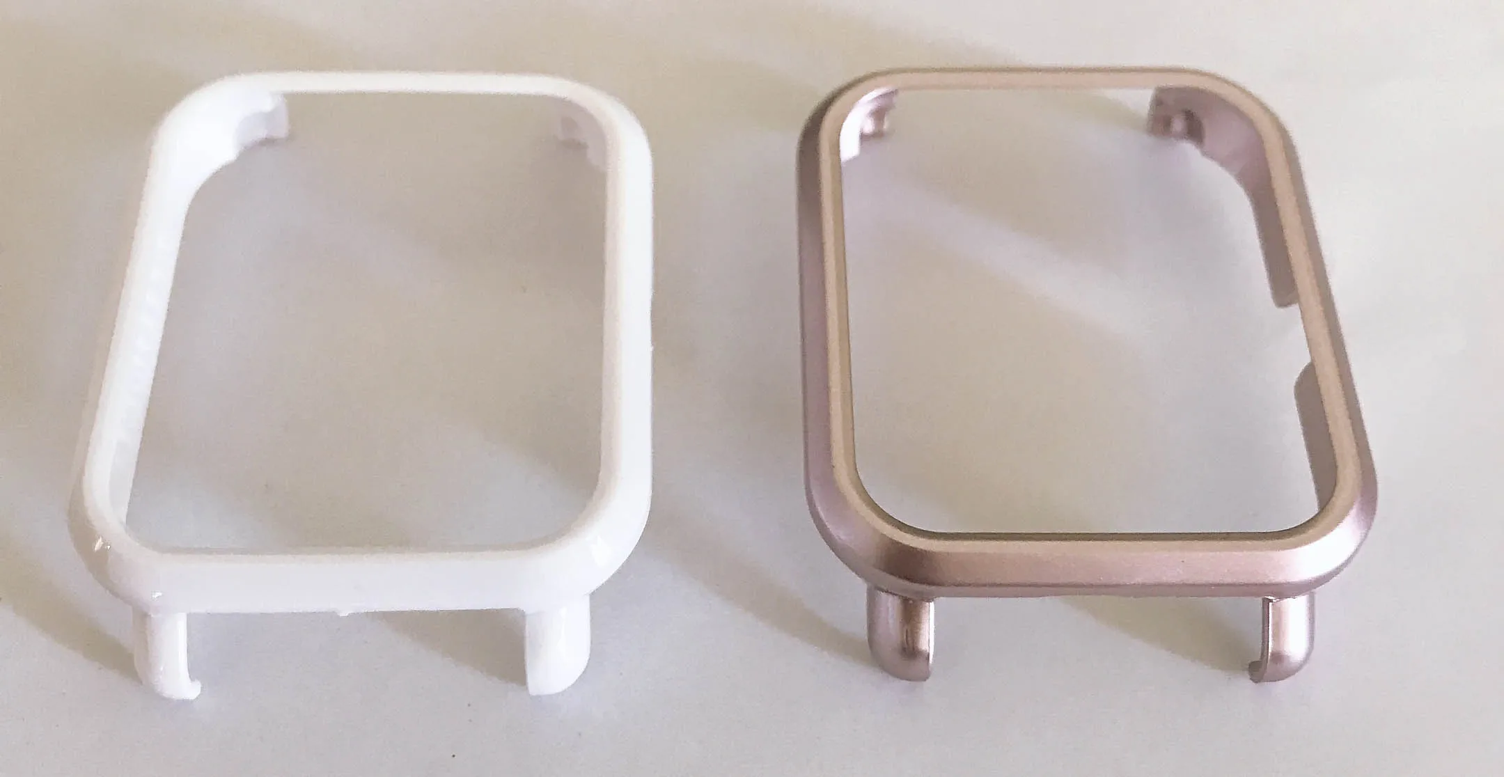 white and rose pink 2 шт./упак. разноцветный чехол для Amazfit Bip на молнии Wrong extraction для Xiaomi Huami Amazfit Bip Bit Smartwatch чехол Крышка Amazfit чехол Крышка - Цвет: white and rose pink