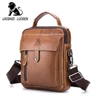 Мужская сумка через плечо, из натуральной кожи