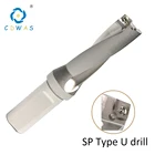 Сверло SP C25 SD14 14 мм-35 мм SD14.5 U для сверления мелких отверстий, индексируемая вставка 2D 3D 4D, быстрое сверло с ЧПУ для вставок типа SPMG