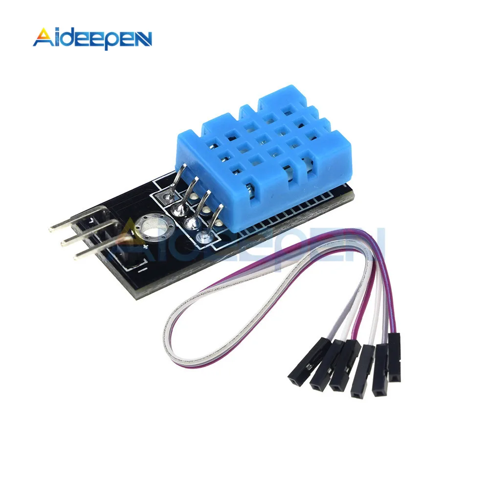 Новый датчик температуры и относительной влажности DHT11 модуль с кабелем для arduino