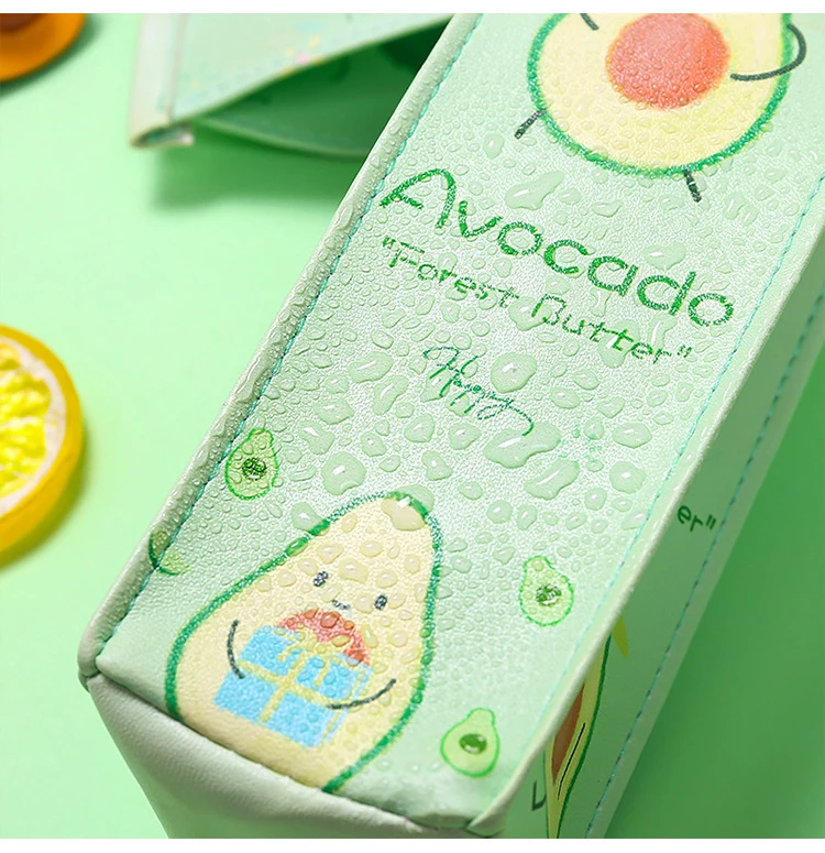 ROWBOE милый канцелярский чистый красный молочный ящик симпатичный пенал авокадо творческая большая емкость ящик kawaii поставки