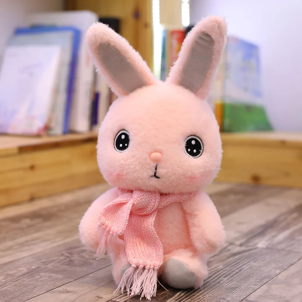 

Cute cute little rabbit plush toy girl heart doll white rabbit doll doll children's day gift Wear Clothes Rabbit Plush Toys