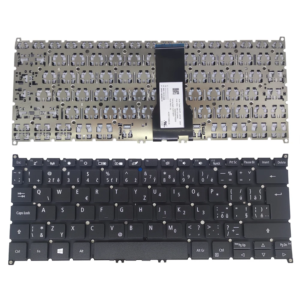 

Чешская Клавиатура для ноутбука, ПК для Acer Spin 5 SP314-51 SP513 51 52 53 SP513-52N SP513-53N CZ QWERTY, запасные клавиатуры SV3T-A81B