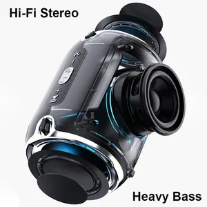 high power waterproof bluetooth speaker portable column super bass stereo for computer pc speakers with fm radio bt aux tf usb free global shipping
