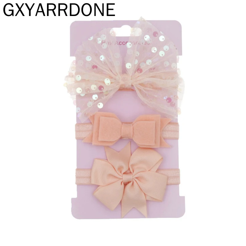 Детская эластичная повязка на голову с бантом для девочек| |