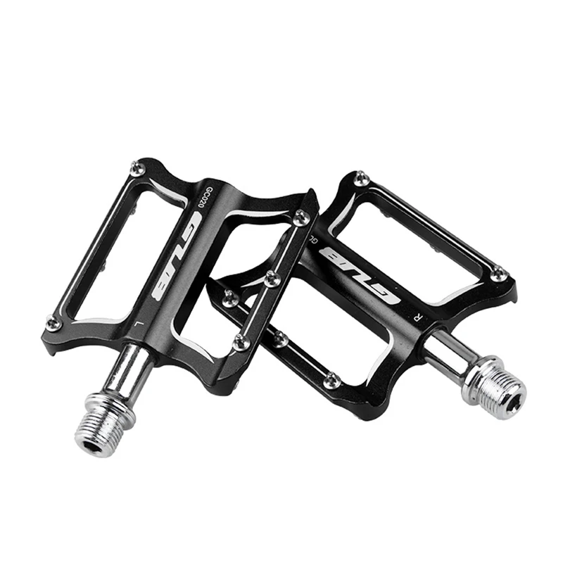 Алюминиевые велосипедные педали GUB GC020 с плоской платформой для шоссейных