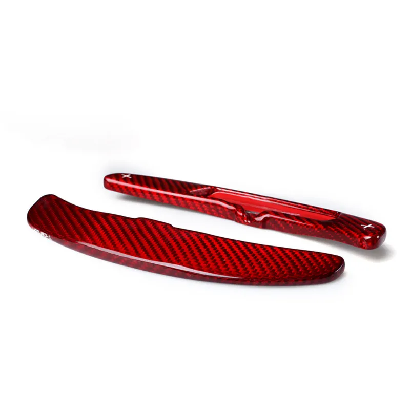 Удлиненный стиль красное стекло волокно руль весло сдвиг подходит для Porsche 911 918 -