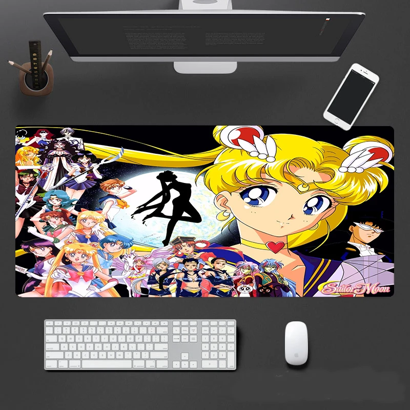 

Cute Girl Large Game Mouse Pad Desk Pad Laptop Mouse Pad Anime Cardcaptor Cherry Blossom Mouse Pad Cartoon