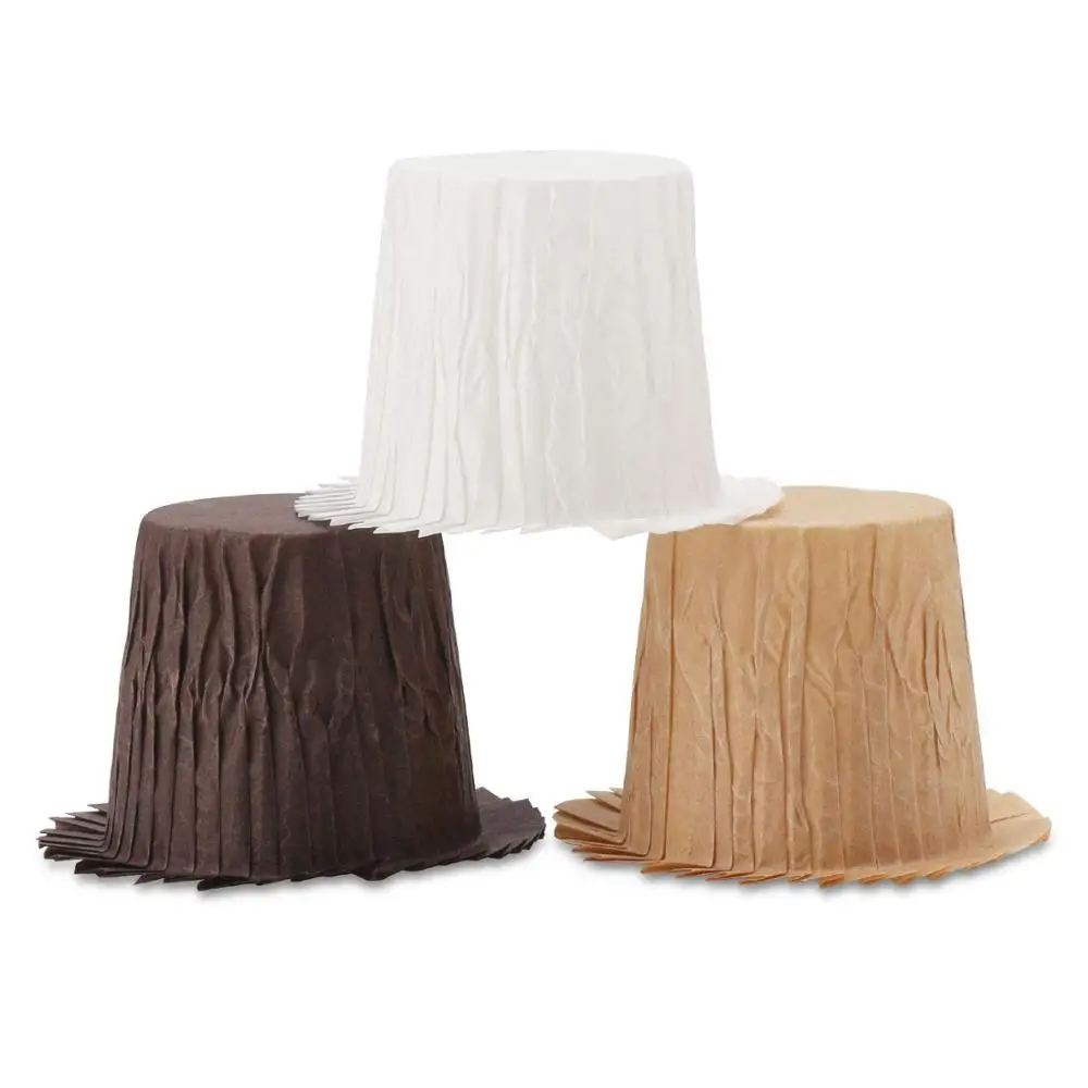 100 шт./упак. кекс выпечки чашки Бумага Формы для кексов вкладыши высокого фланец