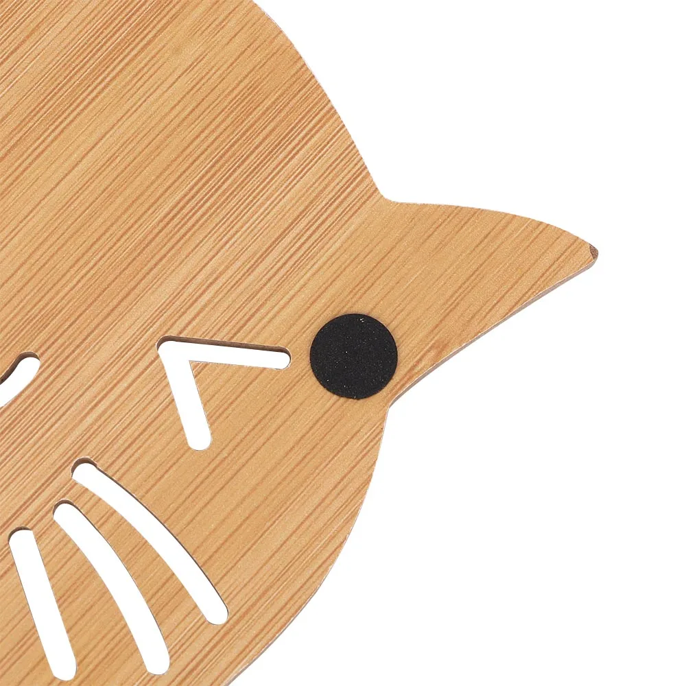 Изоляционный деревянный кухонный коврик нескользящий изоляционный