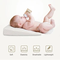 2020 new newborn sleep pillows anti baby spit milk triangle slope removable washable crib cot infant nursing shaping pillows
