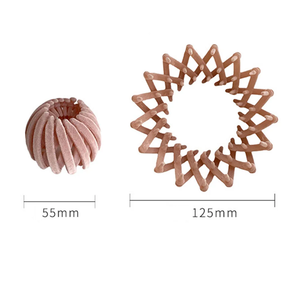 

2021 Creative Bird Nest Hair Claw Velvet Hair Accessories Fashion Buckle Hairpins Women Ponytail Holder Headwear