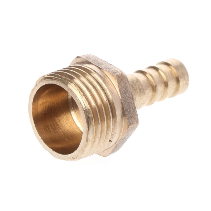 

F3MB Brass Male/Female Thread 1/2" BSP to 8mm Barb Hose Coupler Connector Pagoda Joint
