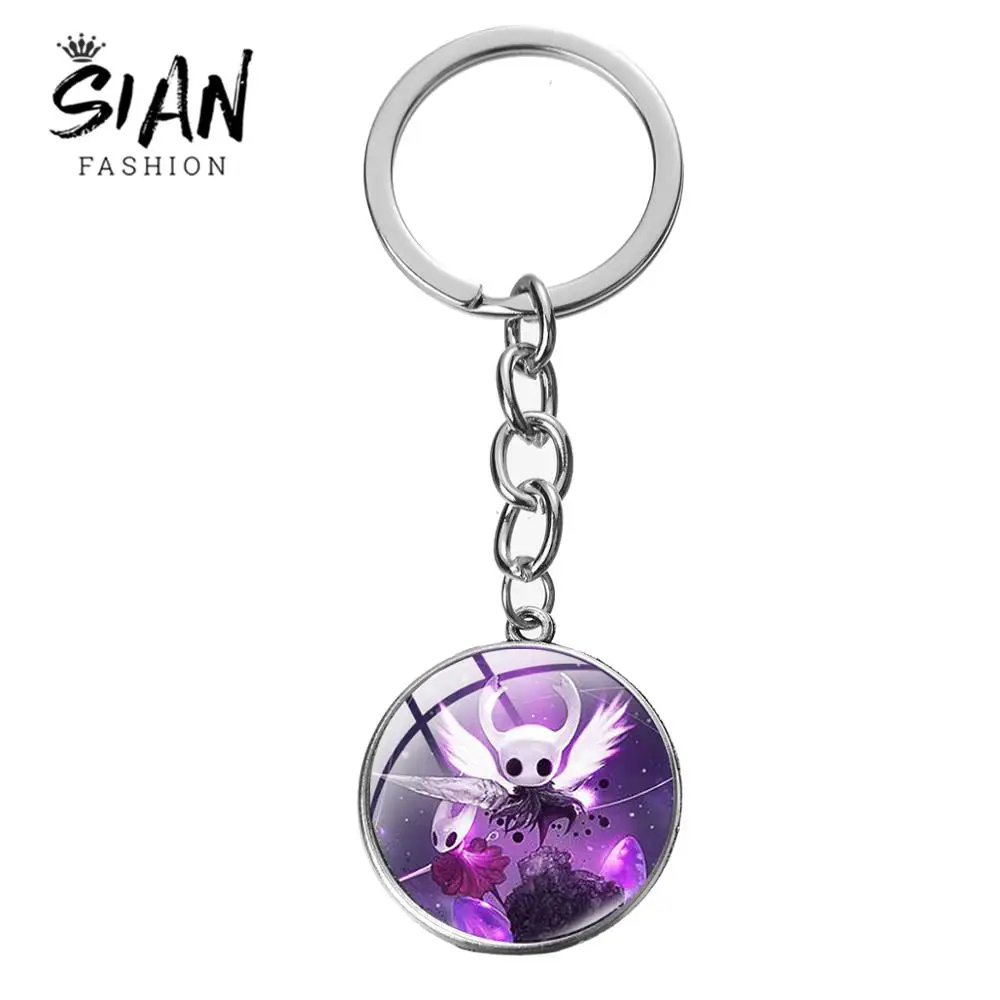 Азиатских Популярные игровую тематику сплав брелок Hollow Knight с анимационным
