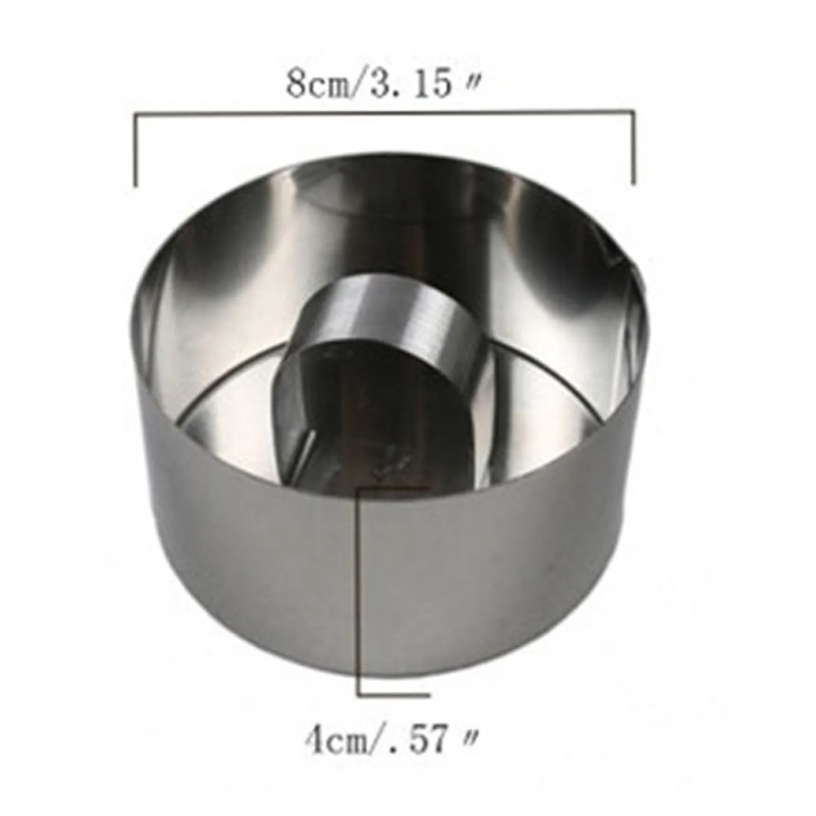 

Stainless Steel Cake Ring Cake Mold With Push Piece Rice Ball Sushi Tools Kitchen Accessory Diy Baking Tools Dessert Decoration