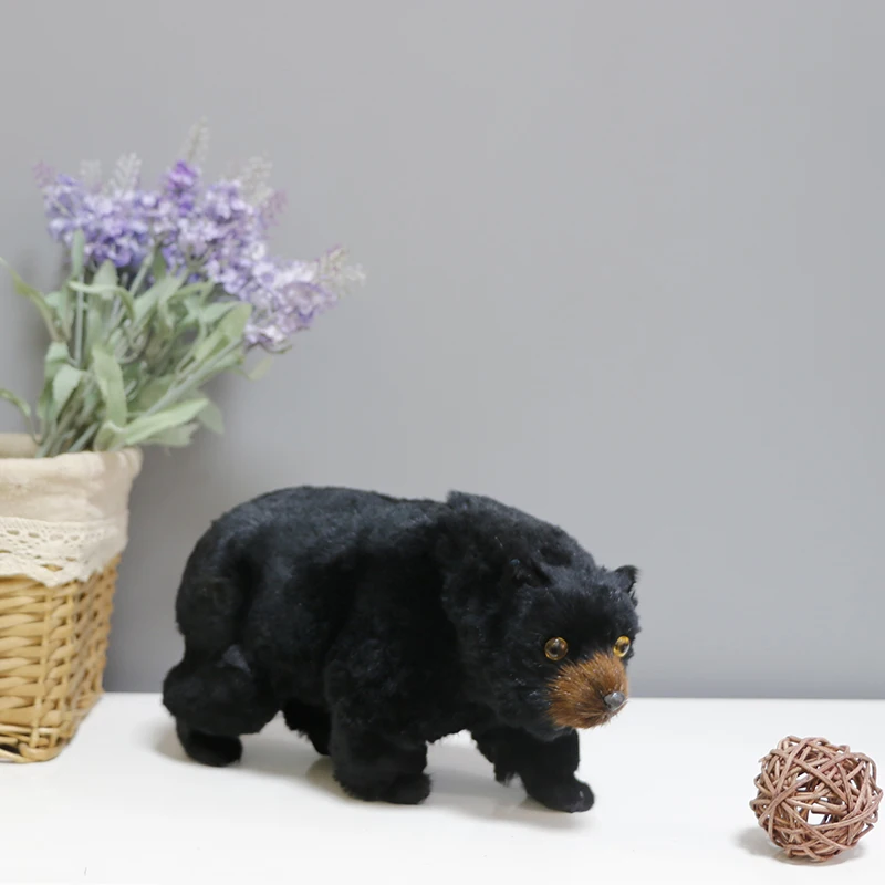 

Имитация черного медведя, дикого животного, коричневого медведя, модель, позирующий черный невест, познавательная фотография, реквизит, мех...