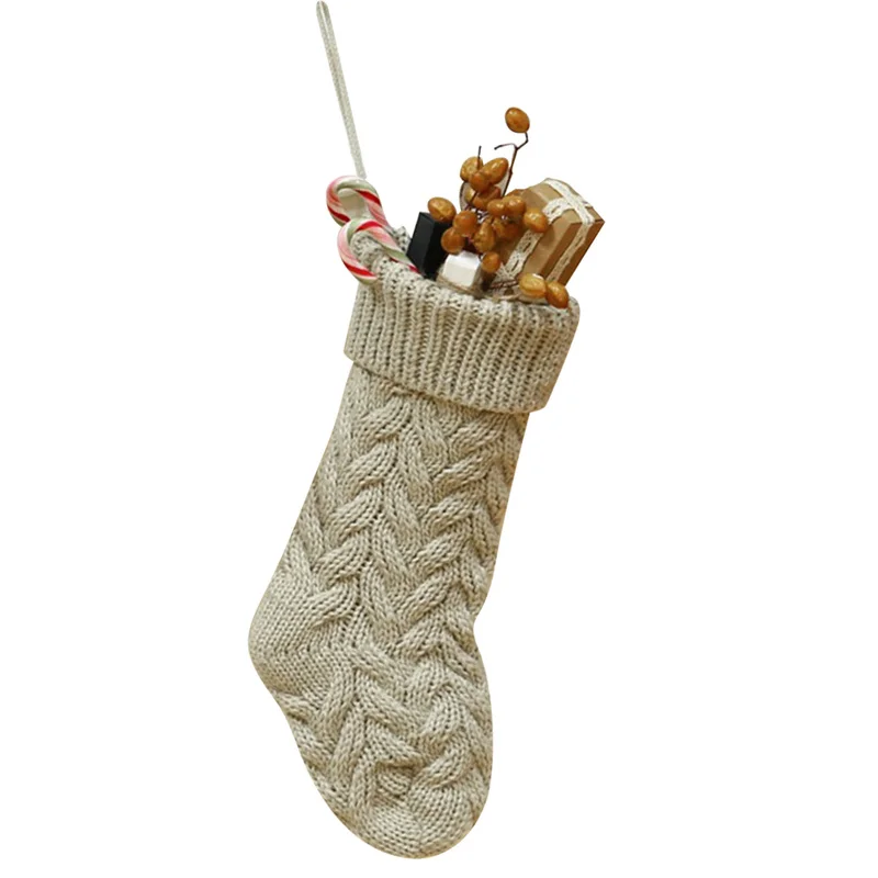 Рождественские носки для чулок Рождественский Подарочный мешок чулки обувь