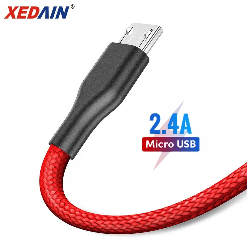 Микро USB кабель для huawei Быстрая зарядка 0,25 м, 1 м, 2 м, мобильный телефон Android кабели samsung Galaxy S7 для Xiaomi Redmi Note 5/Note 4