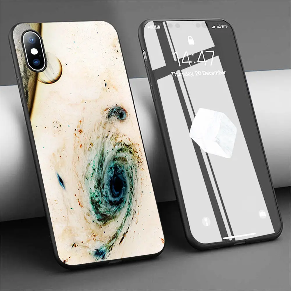 Чехол с черными отверстиями Мягкий силиконовый чехол для телефона iPhone 11 Pro Max X 5S 6